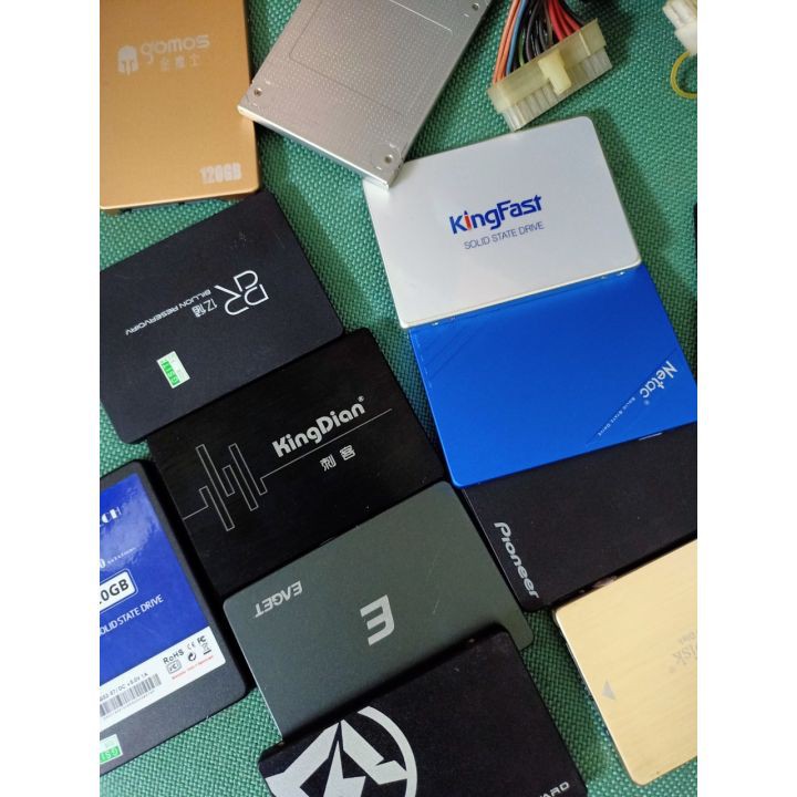 combo 10 chiếc ssd60gb, sổ cứng ssd 60gb, 120gb cũ