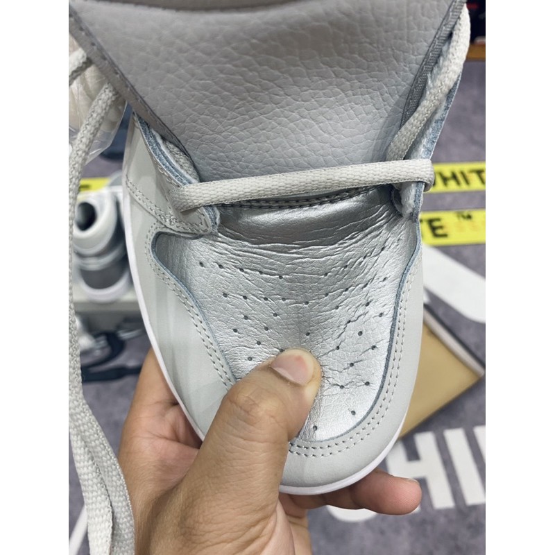 [AGsneaker] Giày thể thao cổ cao màu xám trắng chân bè fit lên 1 size...
