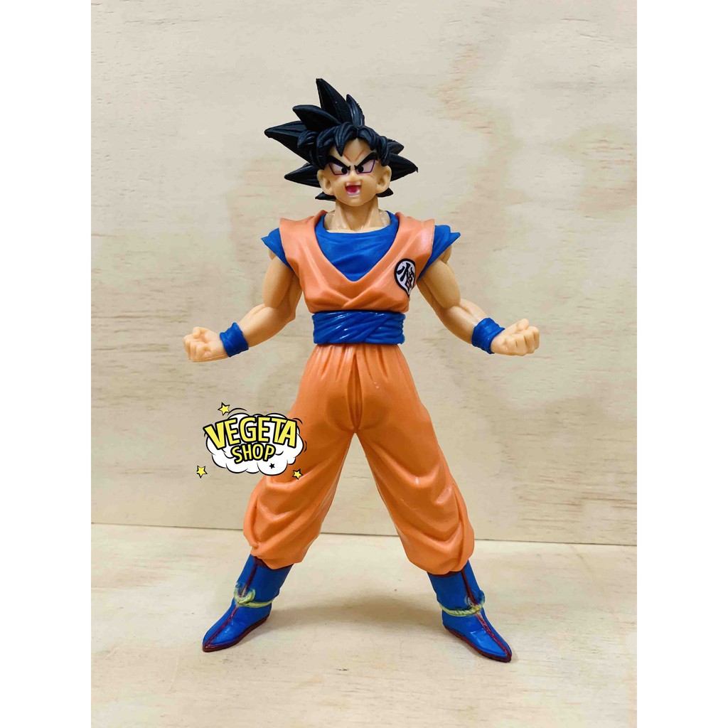 Mô hình Dragon Ball Z - Mô hình Songoku Son Goku - Goku tóc đen vận nội công - Cao 18cm