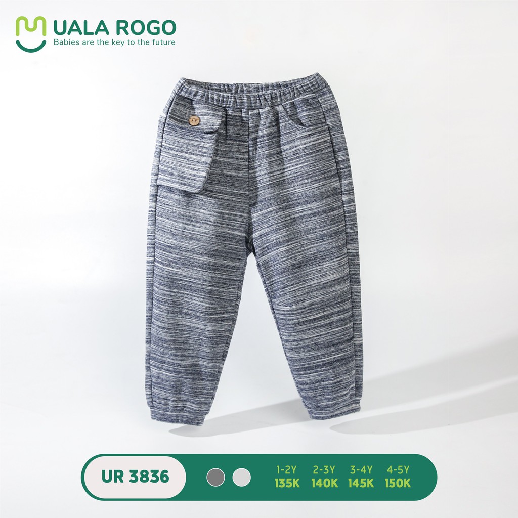 Quần nỉ túi sọc ngang Uala Rogo