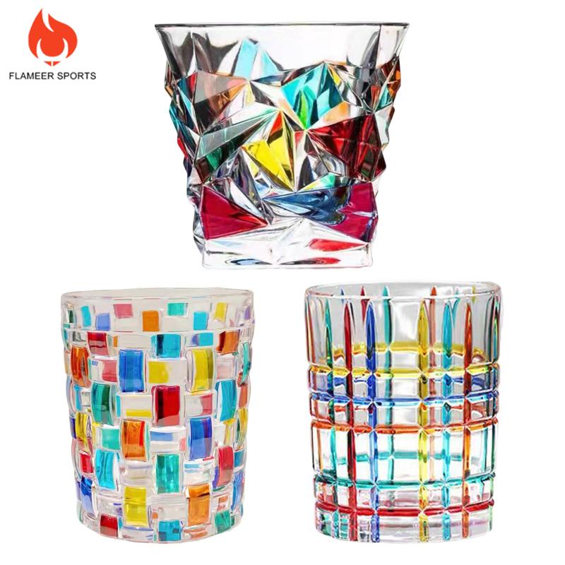 Cốc Thủy Tinh Uống Trà / Cà Phê Nhiều Màu Sắc Lzdzlx1 Dành Cho Gia Đình / Quán Bar