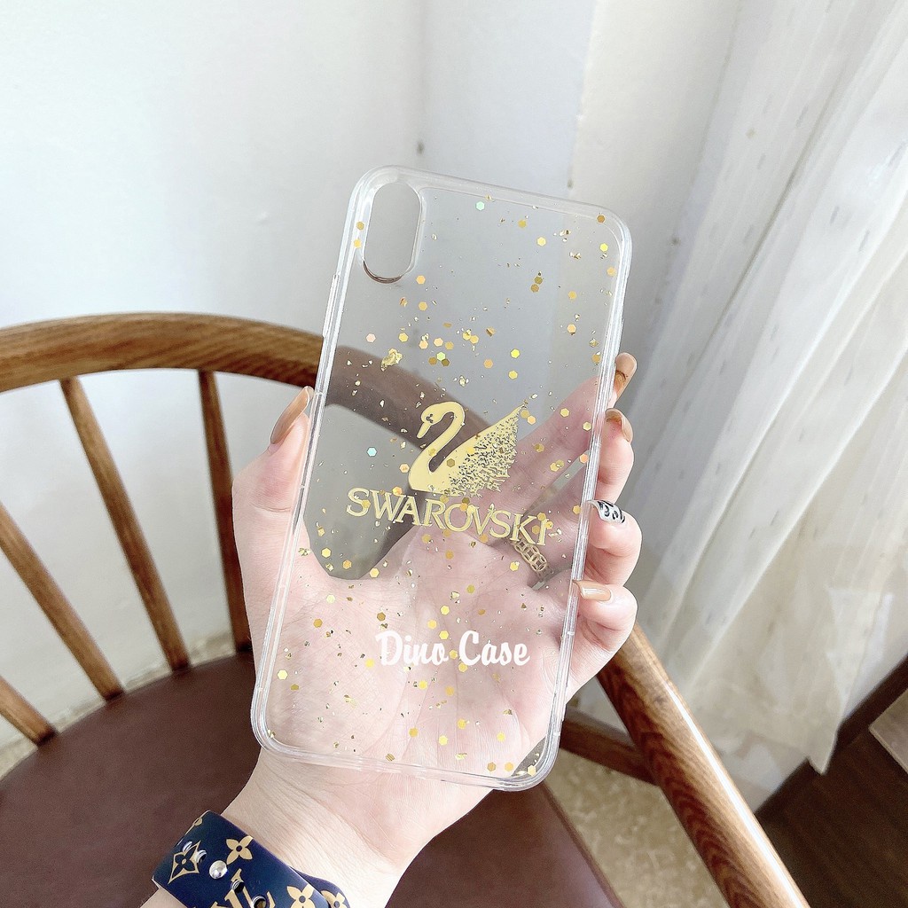 Ốp lưng Iphone kim tuyến L v Di or Guci Chanell 7plus/8plus/x/xs/11/11promax/12/12promax - Dino Case