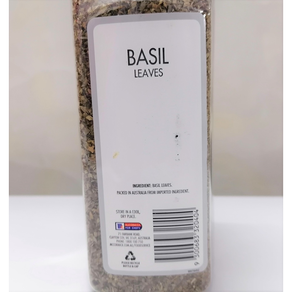 [HỘP LỚN 140g] LÁ HÚNG QUẾ TÂY [Australia] MCCORMICK Basil Leaves (anm-hk5)