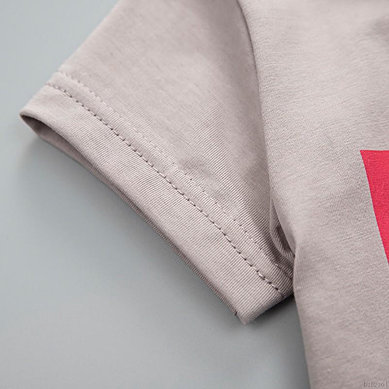 Set Áo Thun 3 Lỗ &amp; Quần Short Jeans Cho Bé Trai