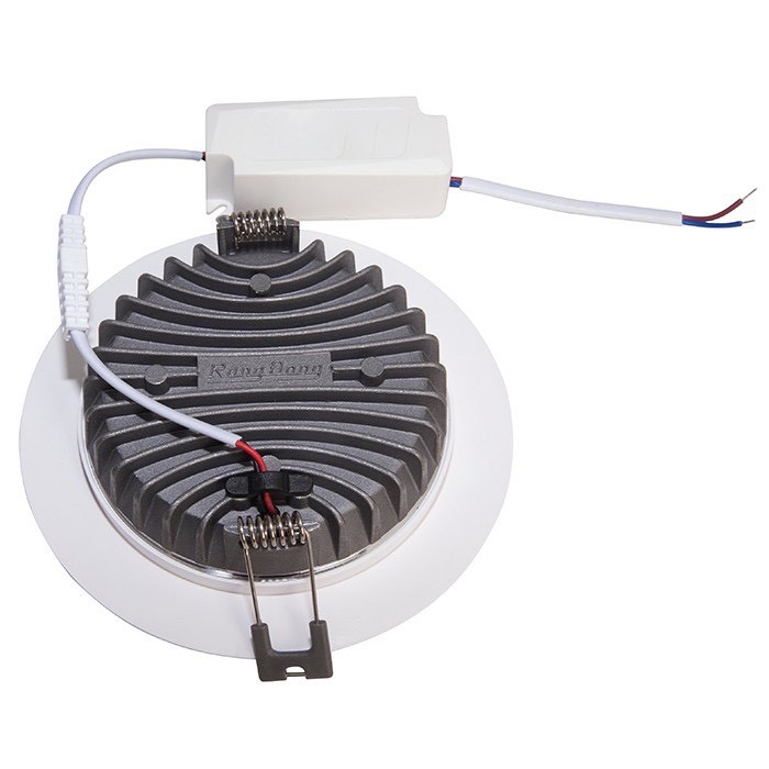 [COMBO 12 Bóng] Đèn led ầm trần downlight 12w lỗ khoét 110mm Rạng Đông vỏ nhôm đúc, ChipLed Samsung