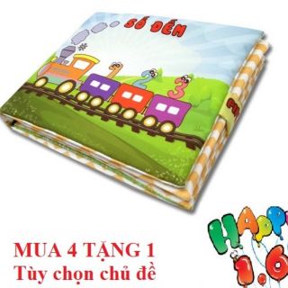 Sách vải pipo việt nam cho bé học và chơi