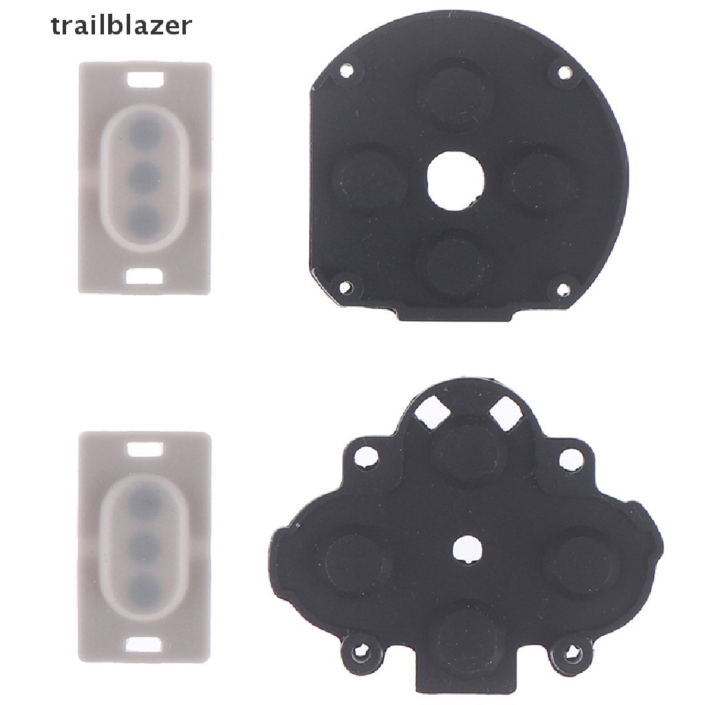 trailblazer 4pcs/set Silicone Rubber Button Switch Conductive Pad Replacement for PSP 1000 UIO