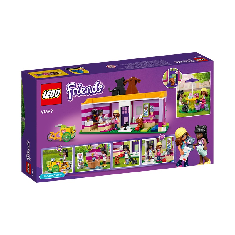 Đồ Chơi LEGO FRIENDS Tiệm Cà Phê Thú Cưng Dễ Thương 41699 (292 chi tiết)