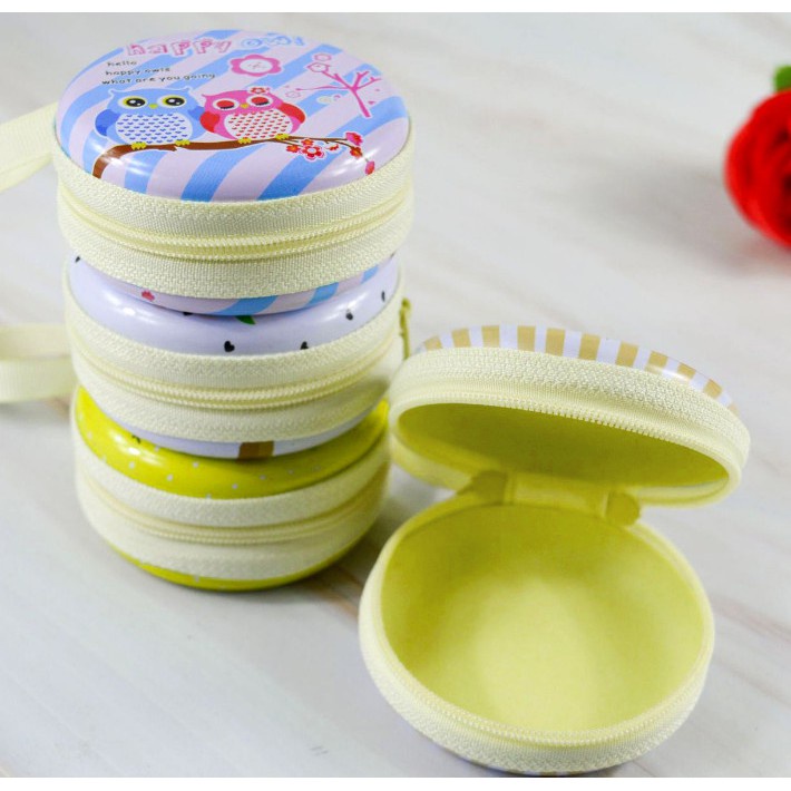 Túi Vi Mini Tròn Cú Mèo