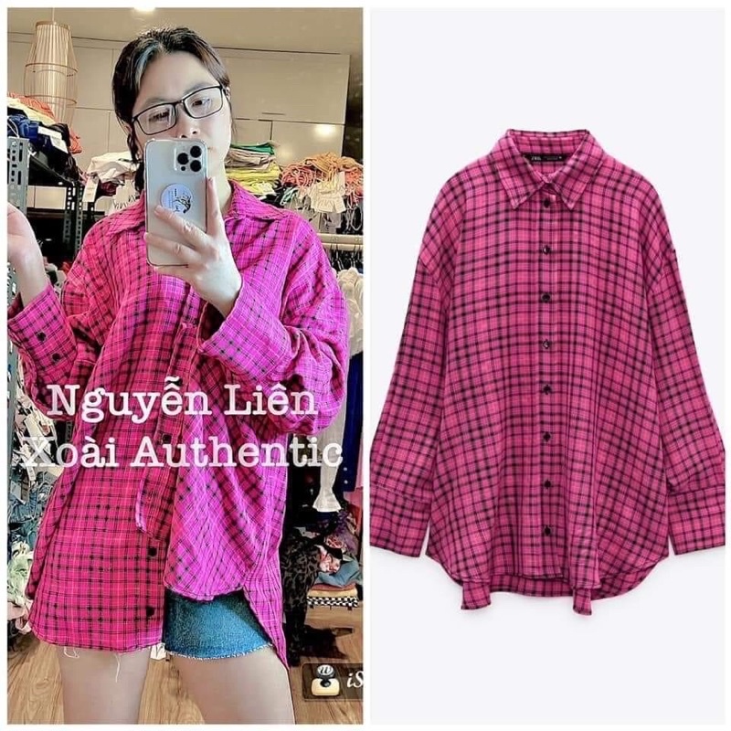 Áo sơ mi Zara auth newtag có sẵn