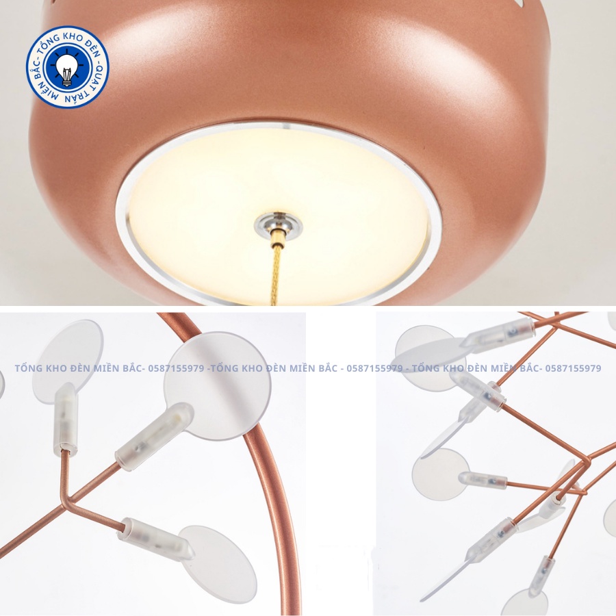 Chùm Pha Lê Trang Trí Phòng Khách Cao Cấp Bảo Hành 24 Tháng