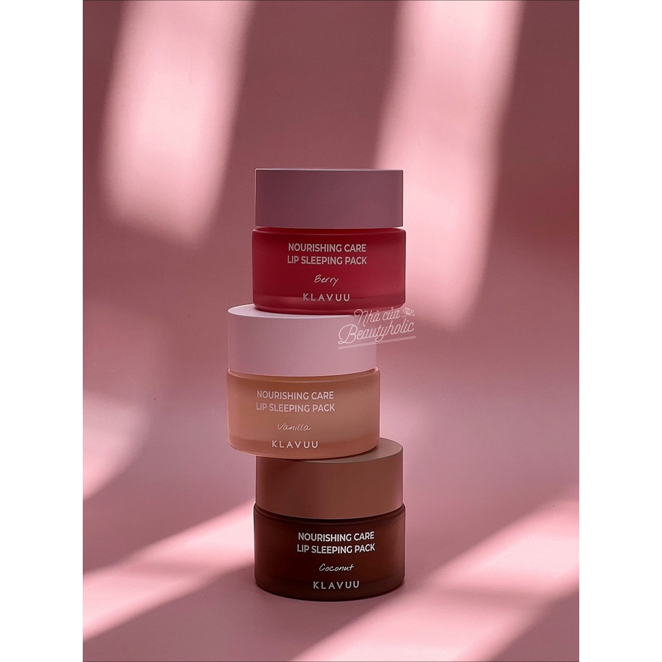 [Bản mới 2022] Mặt nạ ngủ môi KLAVUU NOURISHING CARE LIP SLEEPING MASK