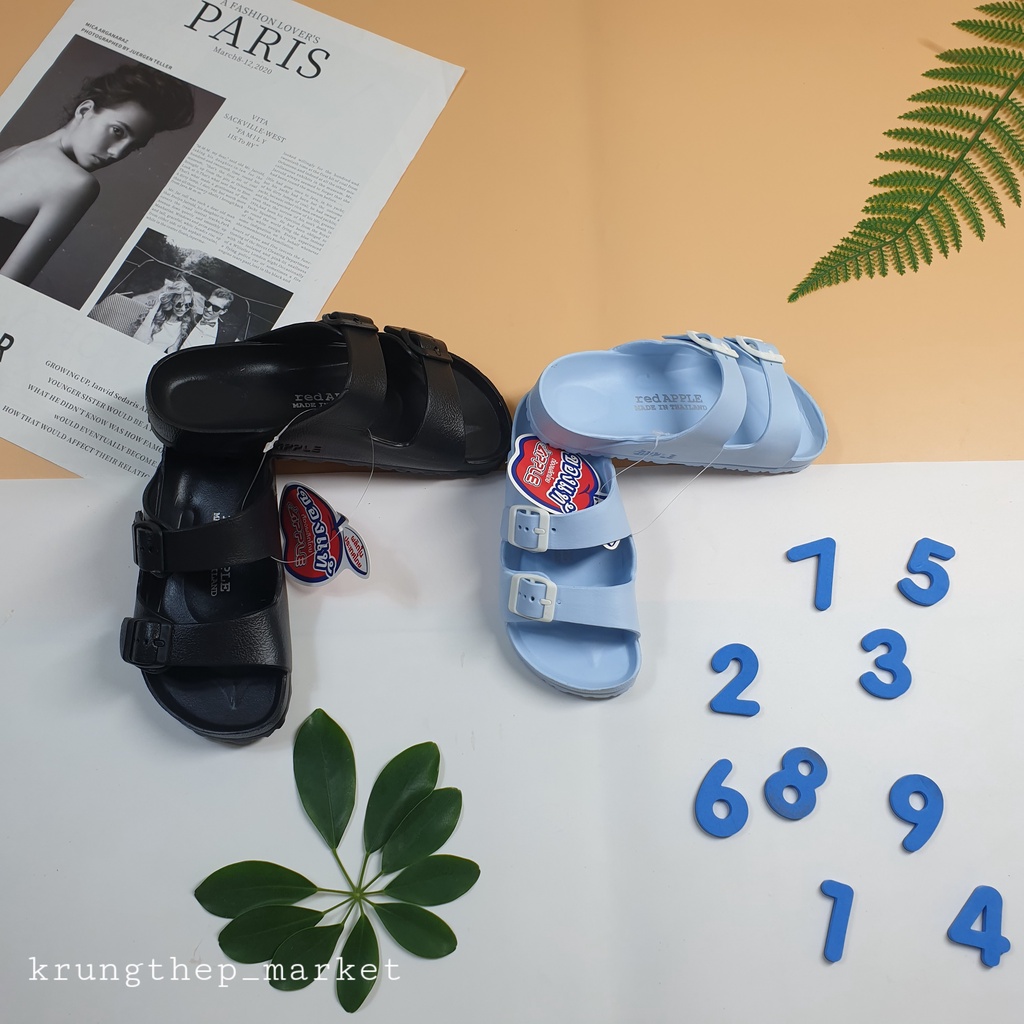 DÉP RED APPLE BG2562 ĐÚC NGUYÊN KHỐI , HAI QUAI SIÊU XINH