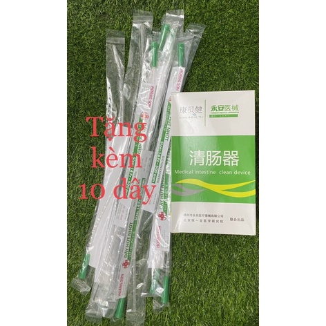 BỘ TRUYỀN ENEMA Thông Minh ( bộ xúc ruột), bình truyền enema. enema bag kit Bộ dụng cụ thải độc cà phê Enema- gerson.