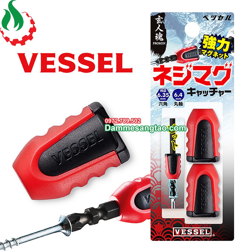 Mũi vít 4 cạnh côn 2 đầu Vessel