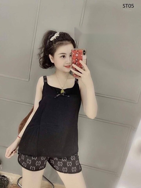 SALE SỐCBộ lụa cao cấp 2 dây siêu mát_mềm_mịn