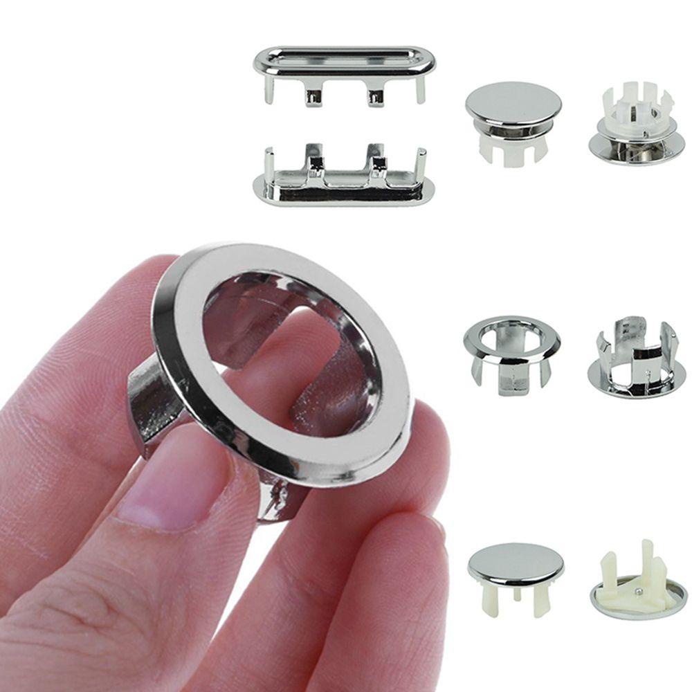 Vỏ Bọc Lỗ Thoát Nước Bồn Rửa Chén Bằng Crom Hình Tròn Tiện Dụng Cho Nhà Bếp / Phòng Tắm