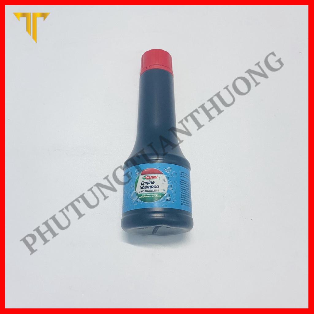 Phụ Gia Súc Rửa Động Cơ Castrol 70ml chính hãng nhập khẩu Thái Lan - Dung Dịch Vệ Sinh Động Cơ Xe Máy Ô Tô