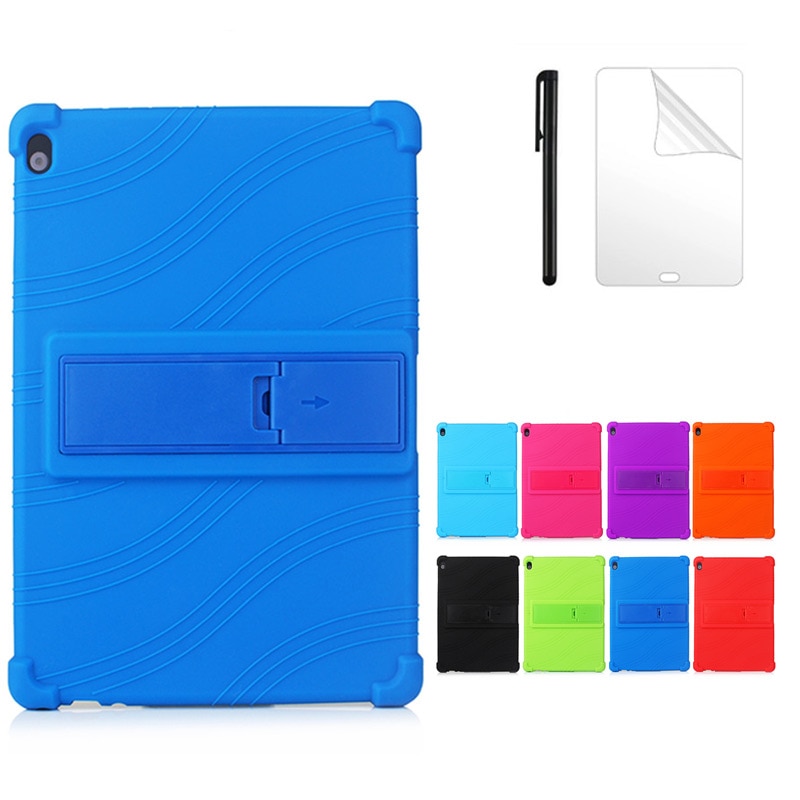 Bao da silicone chống sốc cho trẻ em  Lenovo Tab M10 FHD Plus TB-X606F TB-X606X 10.3" Stand Soft Silicon Case +Pen