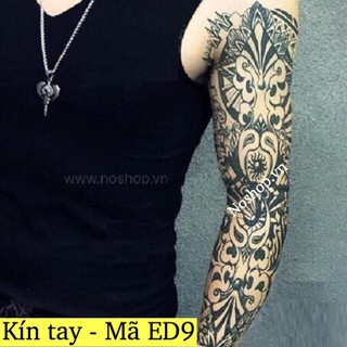 Hình Xăm Dán Hoa Văn [Full tay] - ED9