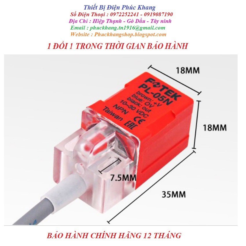 cảm biến tiệm cận fotek