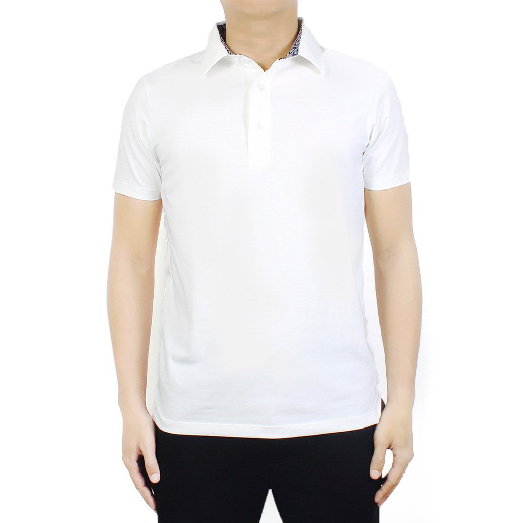 Áo Polo trắng size L