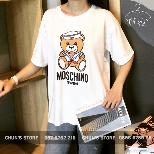 Áo gấu Moschino