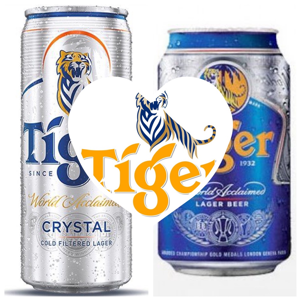 Lốc 6 lon Bia TIGER 330ml / Chính hãng. Date : 01/2022