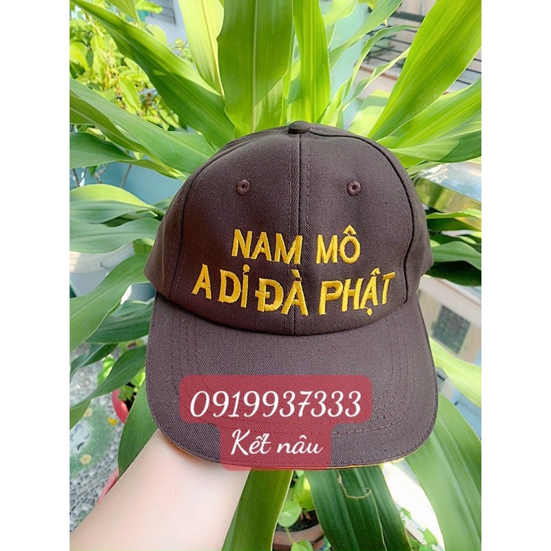 Nón vải A Di Đà Phật