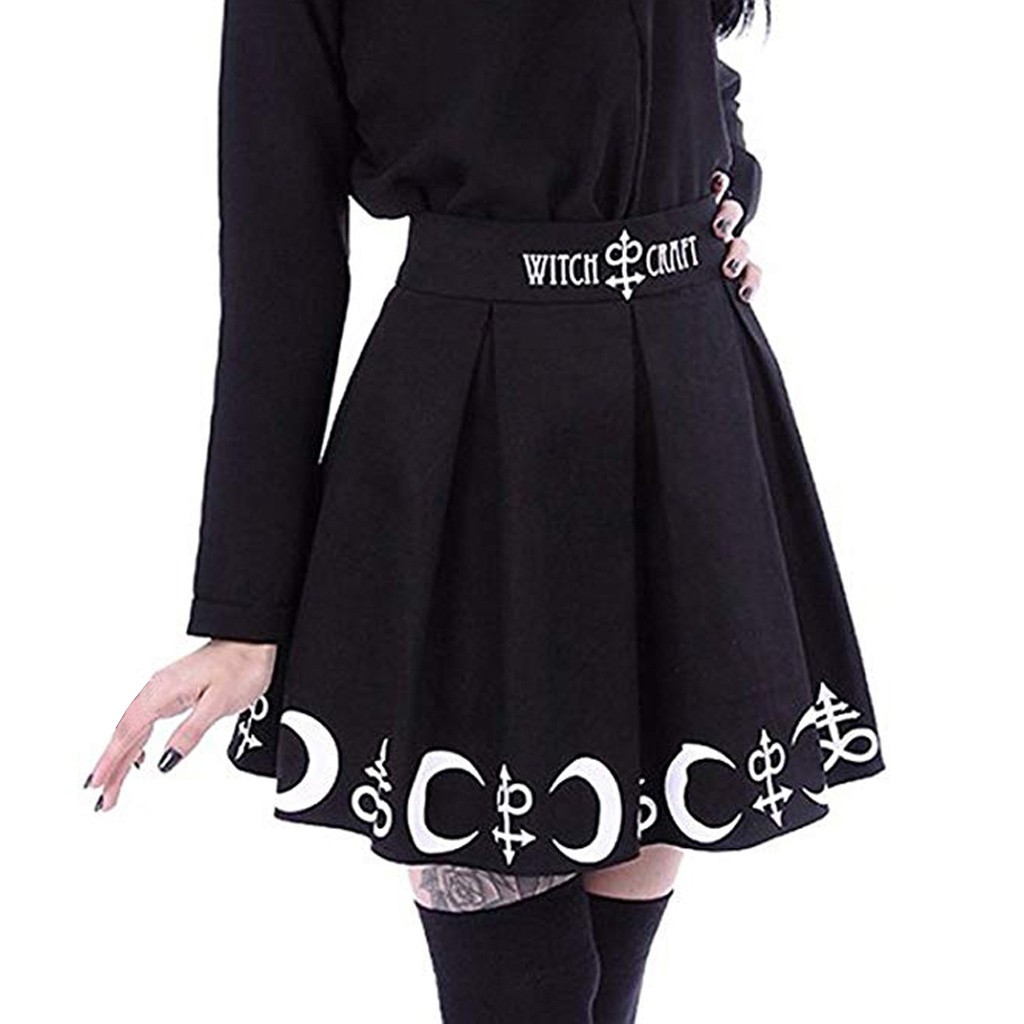 Chân Váy Xếp Li Phong Cách Gothic