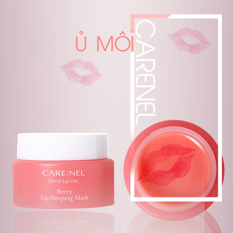 Mặt nạ ngủ môi Care:nel Lip Sleeping Mask mini mẫu mới