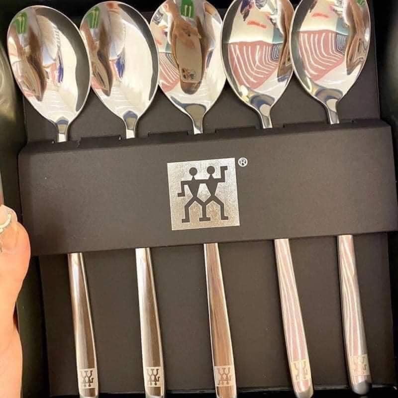 Set 5 thìa Inox siêu đẹp