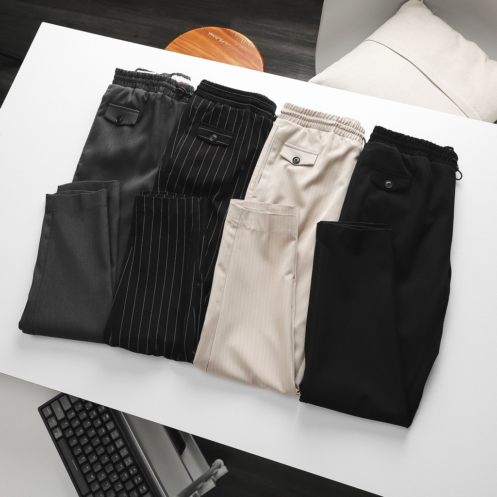 Quần Âu Nam Dáng Ôm Công Sở Quần Tây Nam 4 Màu Rút Lưng Vải Co Giãn Nhẹ NUMBI QT001399 , SOMEHOW | BigBuy360 - bigbuy360.vn