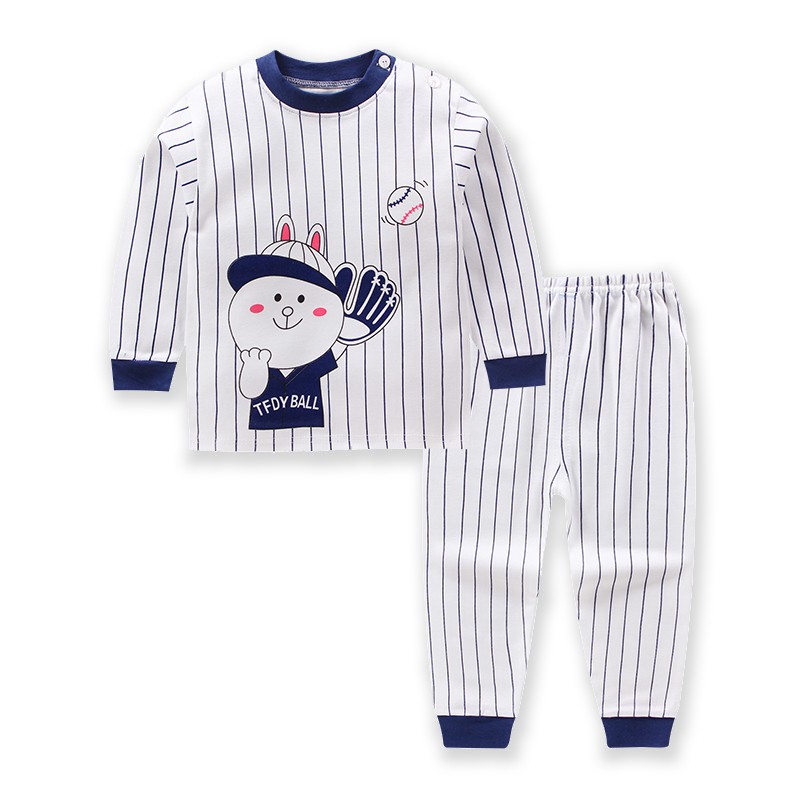 Set đồ tay dài cotton họa tiết hoạt hình dễ thương