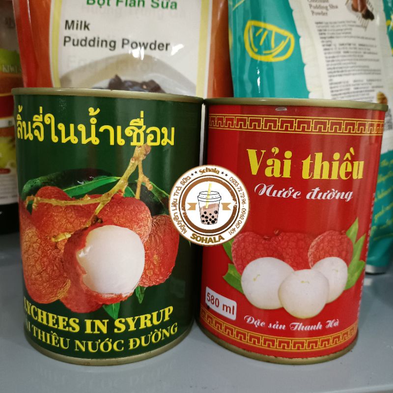 Vải ngâm nước đường Thái Lan