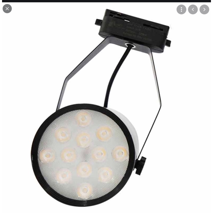 Đèn rọi ray 7w mắt trâu mắt ếch siêu sáng vỏ trắng vỏ đen