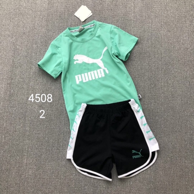 Bộ Puma bé trai chất 95% cotton hàng xuất