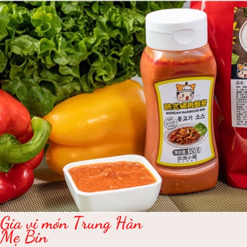 Nước sốt chấm thịt nướng vị Hàn Quốc sốt chấm thịt nướng biến món ăn thông thường thành món ăn độc đáo