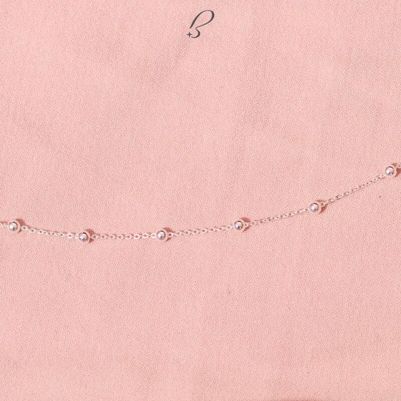 Lắc Tay Bạc Nữ 925 BLING IT Họa Tiết Đá Tinh Tế Sang Trọng - BIVT123