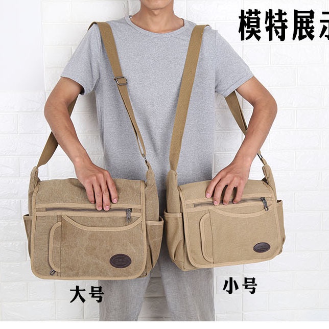 Túi Đeo Chéo Vai Sức Chứa Lớn Bằng Vải Canvas Dành Cho Nam | BigBuy360 - bigbuy360.vn