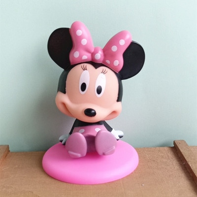 Trang trí chuột Minnie hồng + giá đỡ