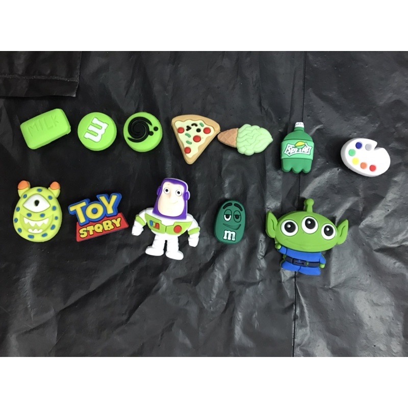 Combo 12 sticker dán dép - Phụ kiện nút giày Crocs Jibbitz siêu hót