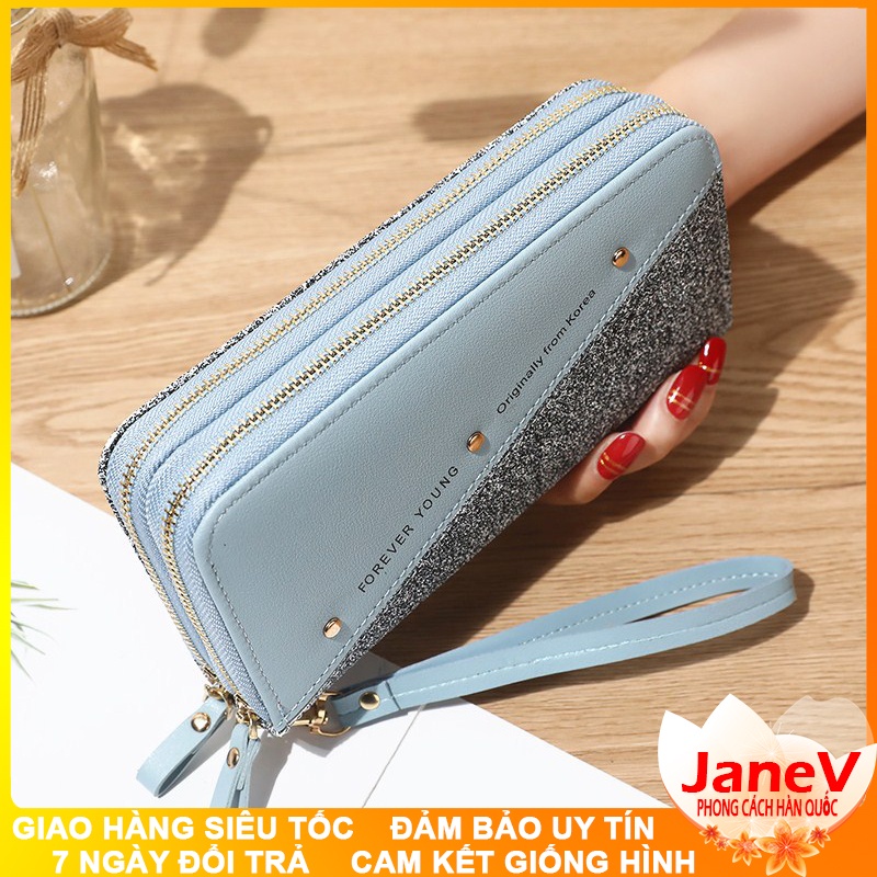 Ví Nữ Dài Cầm Tay Cao Cấp Sang Trọng Phong Cách Hàn Quốc TVNN392