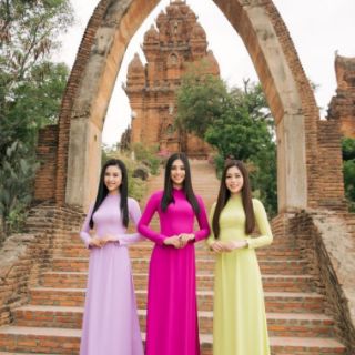 Vải Voan màu