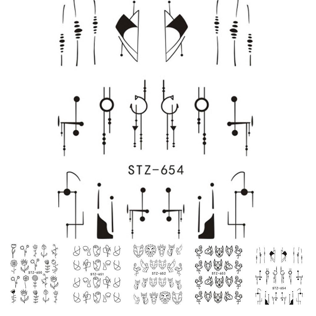Miếng Dán Trang Trí Móng Tay 3d Hình Động Vật Dễ Thương