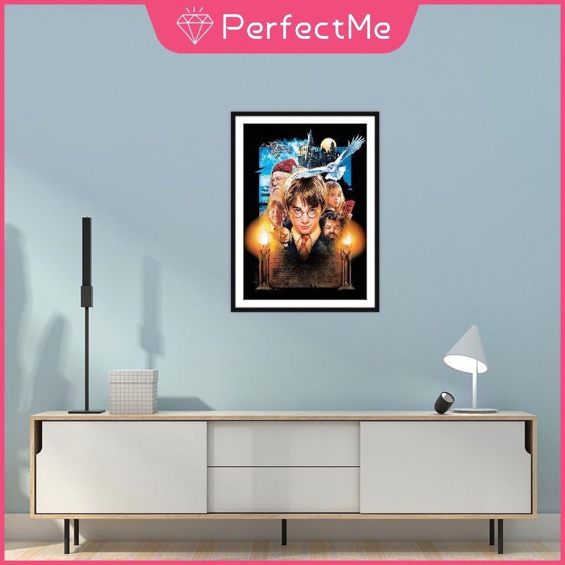 Bộ Tranh Đính Đá Tự Làm 30x40cm Hình Phong Cảnh Trang Trí Nhà Cửa