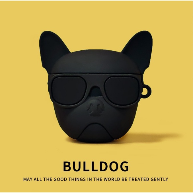 Vỏ đựng case CASE AIRPODS 3/2/1/Pro bảo vệ tai nghe không dây bluetooth,hình Chó HIPHOP - Jerry Shop