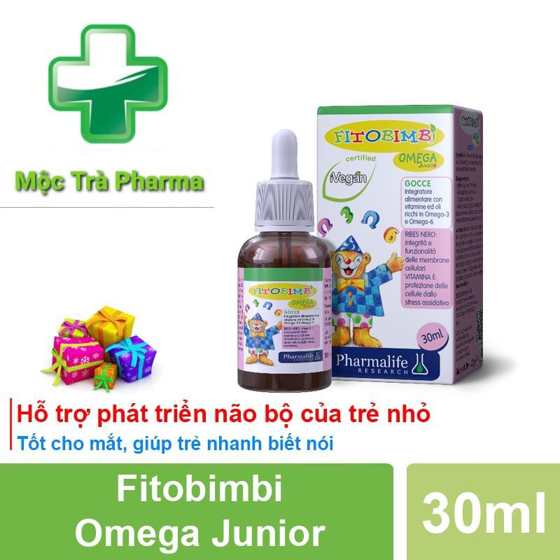Fitobimbi Omega- Nhập khẩu châu Âu chính hãng-Phát triển trí não cho bé(dạng nhỏ giọt 30ml)