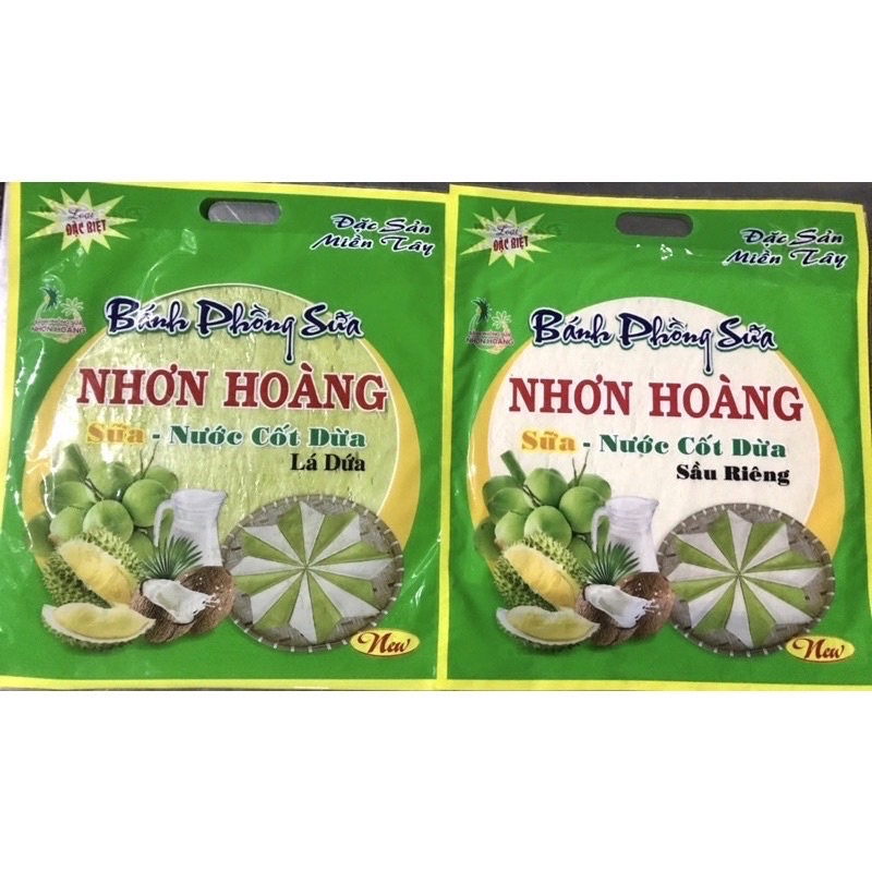 Bánh tráng dẻo phồng sữa nước cốt dừa Nhơn Hoàng mẫu mới