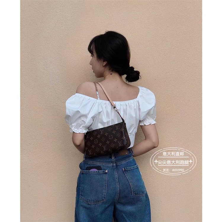 Túi Lv Pochette kẹp nách